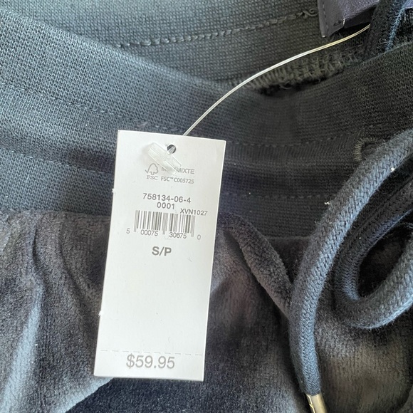 Gap Velour Sweatsuit Navy Blue- pants never worn NWT - Picture 3 of 4